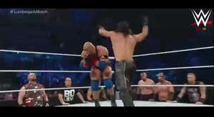 Roman Reigns & Dean Ambrose vs. Bray Wyatt & Luke Harper(The Wyatt Family) [24.08.2015]