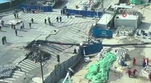 Sürücünün refleksi kazayı böyle önledi