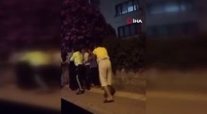 Bursa'da otomobilin önüne manevra yapan kamyon kamerada