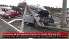 Resmen mucize! Bariyerlere ok gibi saplandılar, sağ kurtuldular...