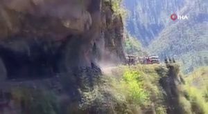 Sürücünün refleksi kazayı böyle önledi