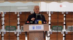 Bursa'da 'Hüdavendigâr Osmangazi Camii' dualarla ibadete açıldı