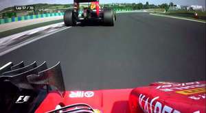 Vettel Ferrari FXXK Test Sürüşünde