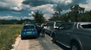 Otoparkta çıkan yangın korkuttu! O anlar kameralarda