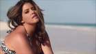 Plus-sized model Denise Bidot goes un-retouched in a new swimsuit campaign promoting body acceptance 