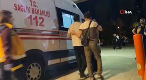 Göle dönen caddede balık tutmaya çalıştı!