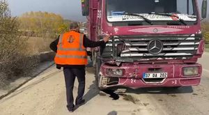 Seyir halindeki tıra yaklaşıp içindeki koyunları çaldılar