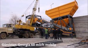 ins makina 145 m3 saat mobil beton santrali. mobile concrete batching plant 