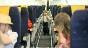 Nordwind airlines in-flight safety film