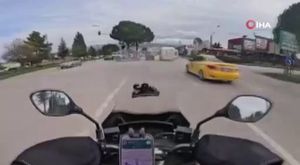 Kamyon şoförü ralli pilotunu aratmadı