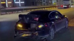 Bursa’da otobüse asılan örümcek çocuk kameraya yansıdı