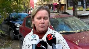 Alkollü maganda vincin tepesine çıkıp alkış istedi