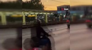 Bursa'da gizlenerek şahin ve çakalı görüntüledi!