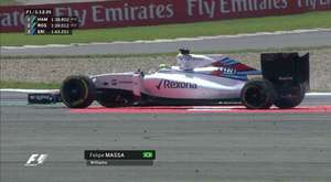 Singapur GP 2015 - Massa've Hulkenberg'in Kazası