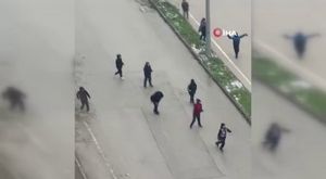 İftar saati sürücüler birbirine girdi