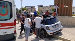 Bursa'da motora giren yılanı böyle çıkardı