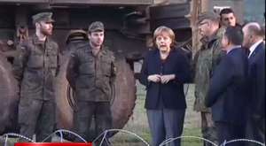 Merkel Patriotlar'ı ziyaret etti