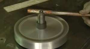 Heating Copper Wheel with Permanent Magnets 