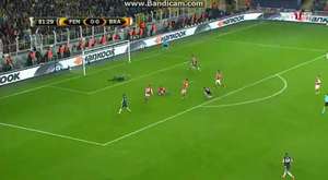 Fenerbahçe 1-0 SC Braga - Mehmet Topal golü