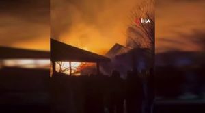 Bursa’da zift deposunda yangın!