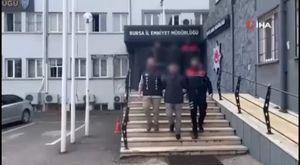 Bursa'da lunaparktaki kavga kamerada