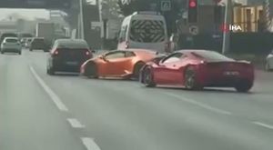 Kaza anı kask kamerasında