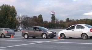 10 Dk. Boyunca Ekrana Kitleyen Rusyadan Trafik Kazaları