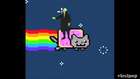 Zombie George Washington Rides Nyan Cat 