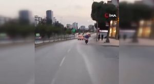 Ankara’da tekneyi 'karadan' böyle yürüttüler