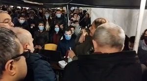 Atina Barosu Önünde Halkın Tutsak Avukatı Naim Eminoğlu İçin Açılan Masa 10. Gününde