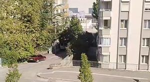 Bursa'da motosikleti at sürer gibi sürdü!