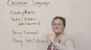Speaking English - Classroom vocabulary and expressions - YouTube