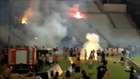 Paok Hooligans attack Rapid Wien Ultras