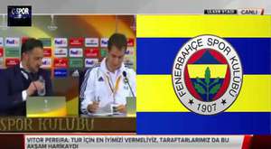 Fenerbahçe - Braga 1-0 Maç sonrası Vitor Pereira` nın basın toplantısı 10 Mart 2016 