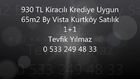 930 TL Kiracılı Krediye Uygun 65m2 By Vista Kurtköy Satılık 1+1 Ekim 2018