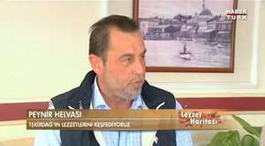 Lezzet Haritası programı Tekirdağ'ımızın yöresel lezzetlerini keşfediyor..