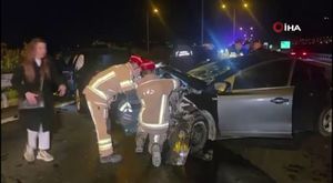 Bursa'da korkutan kaza: Yayaya motosiklet çarptı: 3 yaralı