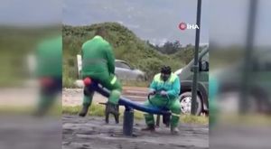 Makas atan sürücü kazaya neden oldu