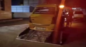 Aracını park etti, alkollü çıktı!