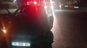 Bursa'da alkollü sürücüden polise ilginç sözler