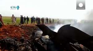 Suriye`de muhalifler rejime ait savaş uçağını düşürdü 