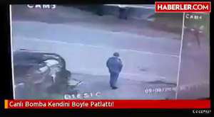 Bursa`daki patlama anı kamera`da 