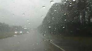 DRIVING IN THE RAIN I-85 NORTHBOUND NEWNAN, GA