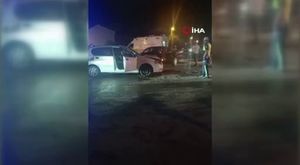 Aracın çarptığı genç kız yaralandı...Kaza anı kamerada