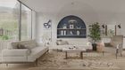 SOFA SET-Linen SOFA