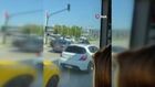 Bursa'da trafikte yumruk yumruğa yol verme kavgası
