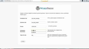 Wordpress Kurulumu