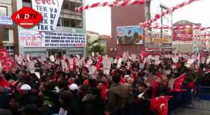 Nevşehir’de temizlik işçileri eylem yaptı 
