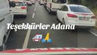 Adana’da ambulansa yol verme görüntüleri viral oldu