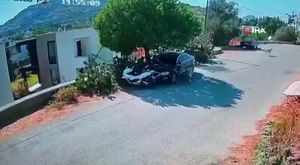 Alkol almak için manzarayı seçti, 25 metreden evin bahçesine düştü